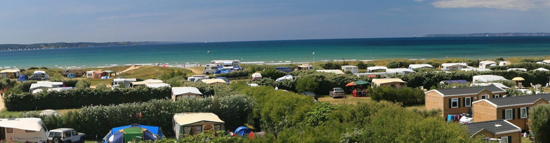 Camping la plage de Treguer en Bretagne