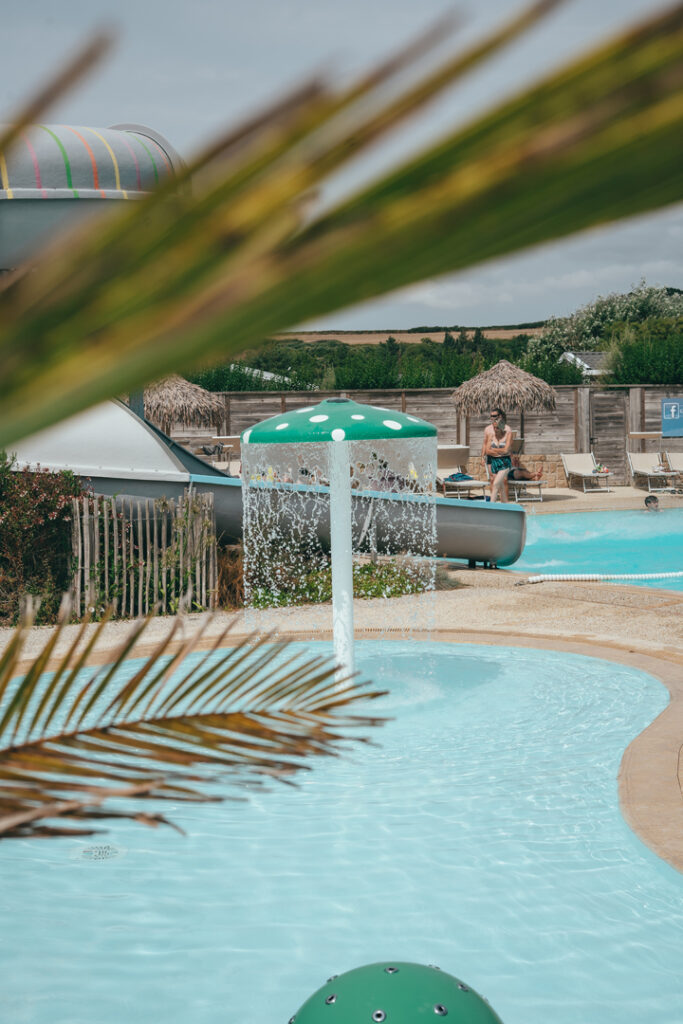 Espace aquatique du camping de la plage de Tréguer