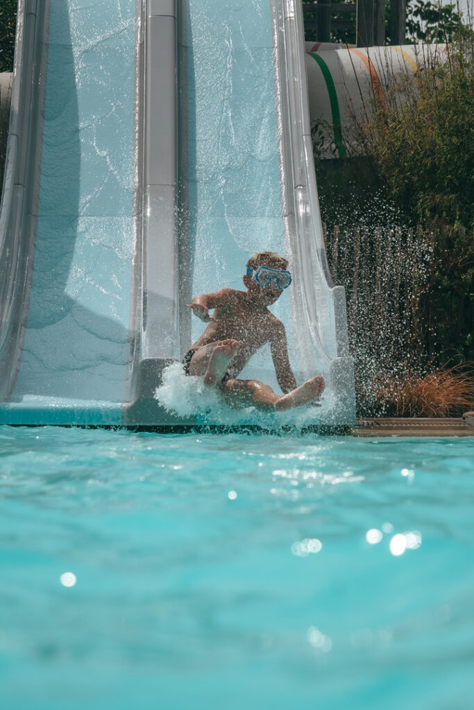 Toboggan du camping de la plage de Tréguer