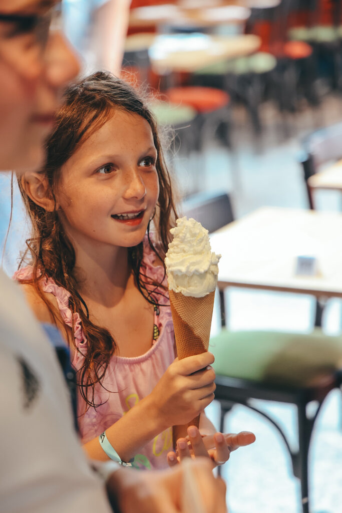 Glace du camping la plage de Tréguer